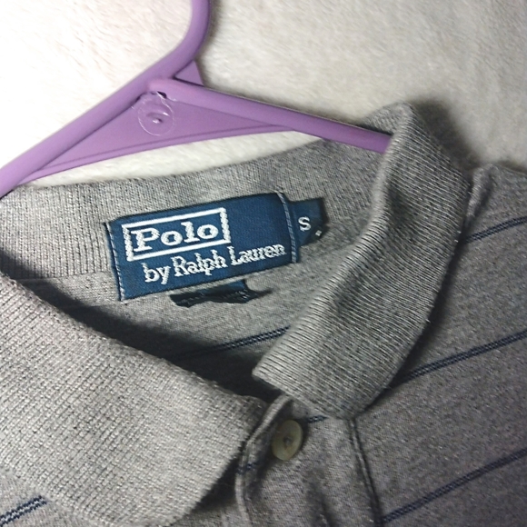 🔥NEW🔥 POLO By Ralph Lauren Grey Small Polo Shirt - Picture 2 of 5